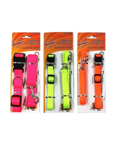 Bongo - Collar y Correa Neón