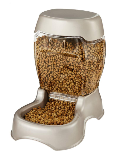 Petmate - Dispensador de comida color café