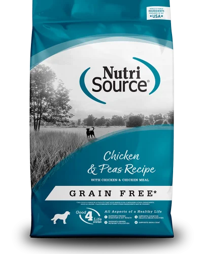 NutriSource Perro - Receta de pollo y guisantes