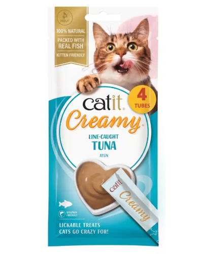 Catit Creamy - Snack Para Gato De Atún