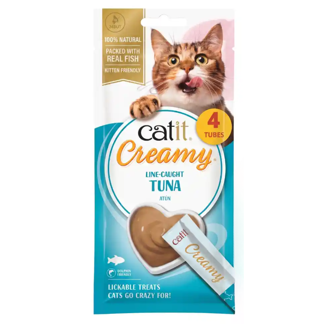 Catit Creamy - Snack Para Gato De Atún