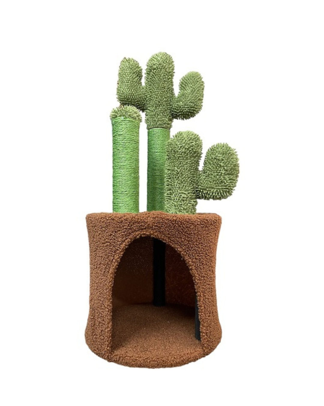 Rascador en forma de Cactus con casa