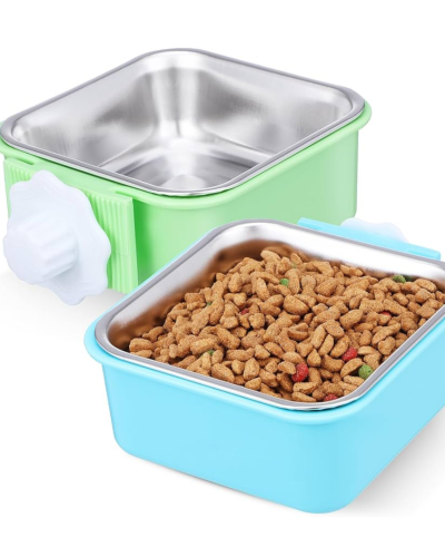 Nunbell - Plato para fijar en una jaula