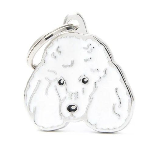 Diseño de Poodle Blanca