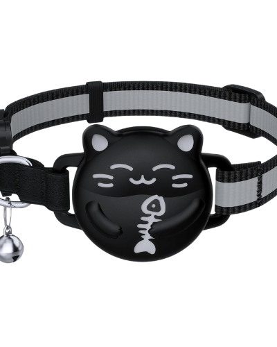 Collar Con Estuche para Airtag Para Gato