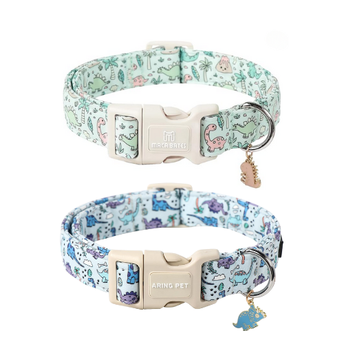 Collar con diseño de Dinosaurios Talla S