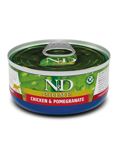 N&D -  Lata para Gato Adulto de Pollo y Granada