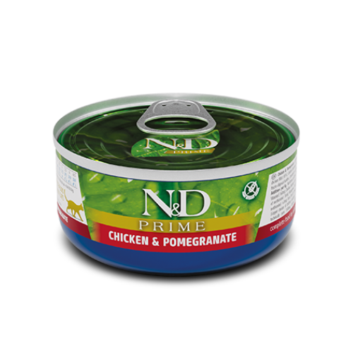 N&D -  Lata para Gato Adulto de Pollo y Granada