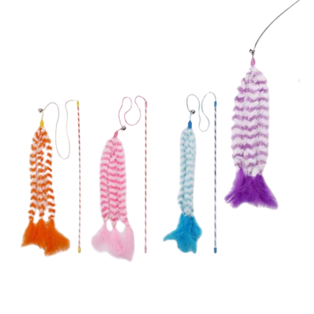 Juguete Para gatos con Plumas