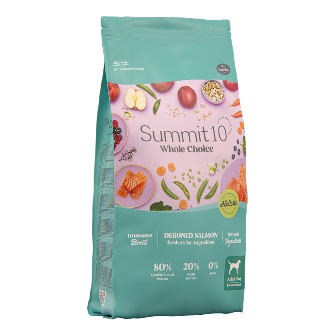 Summit 10 Whole Choice - Receta de Salmón Para Perro