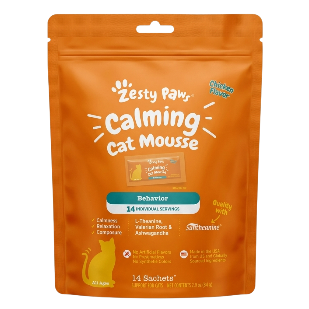 Zesty Paws - Mousse calmante para gatos