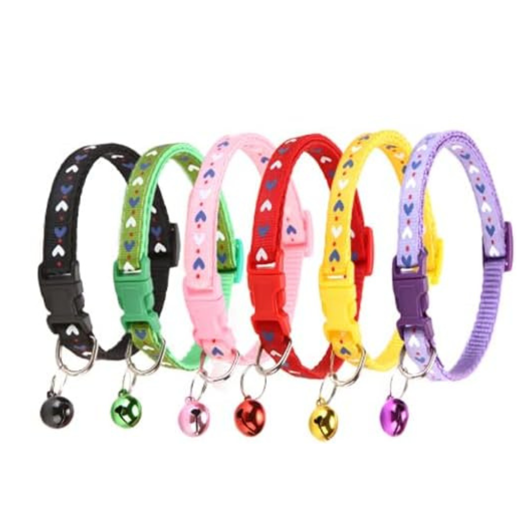 Collar Para Razas Pequeñas Con Diseño de Corazón