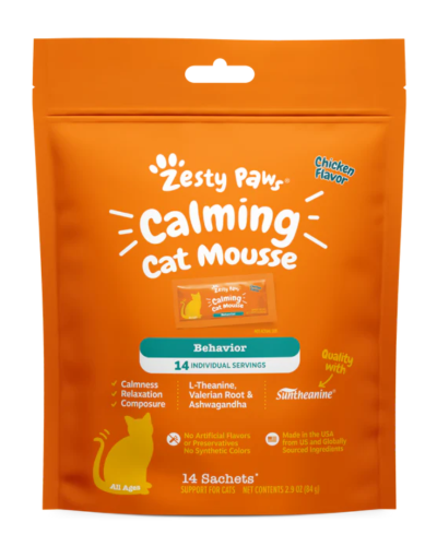Zesty Paws - Mousse calmante para gatos