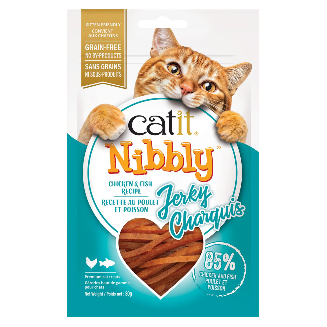 Catit Nibbly - Jerky pollo y pescado