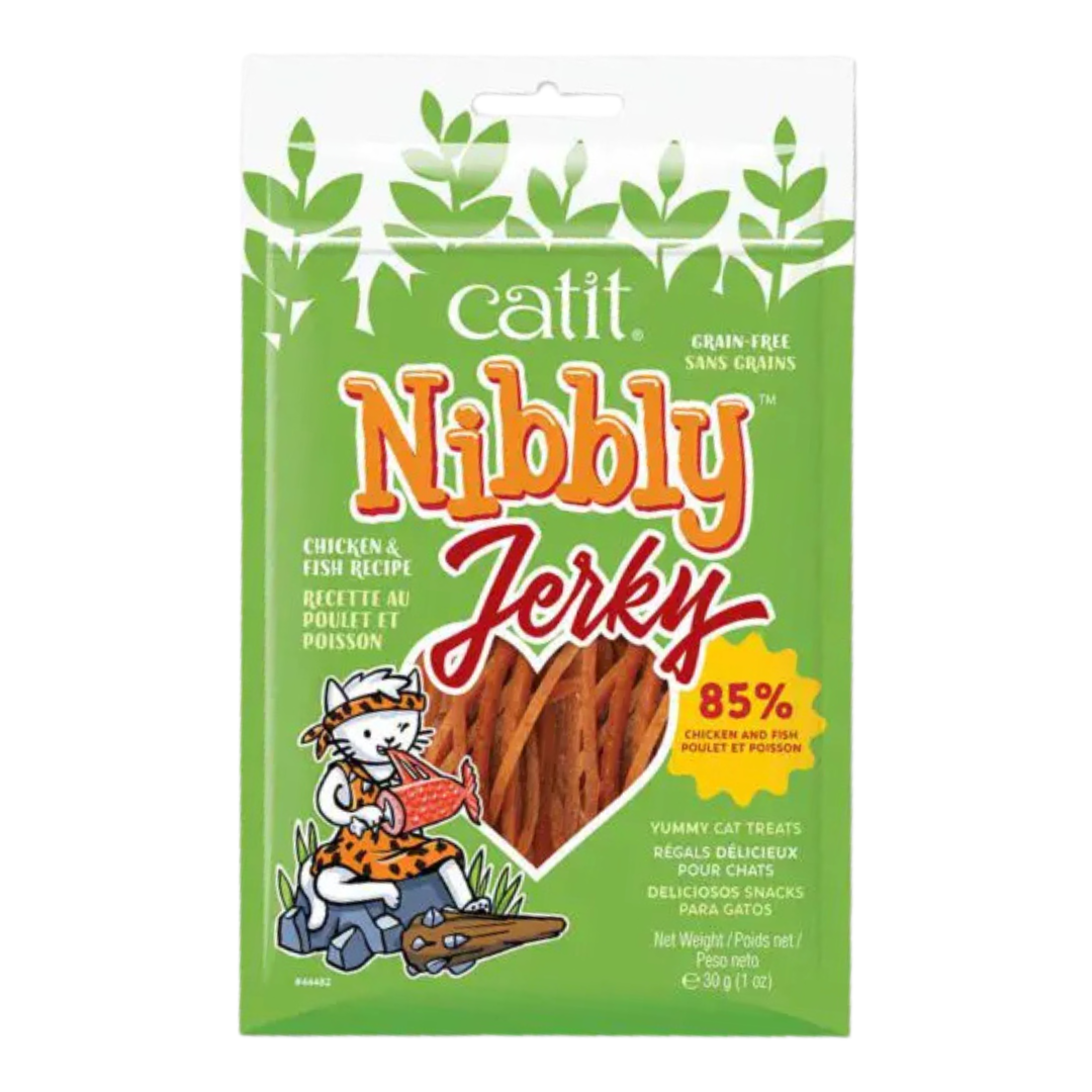 Catit Nibbly - Jerky pollo y pescado