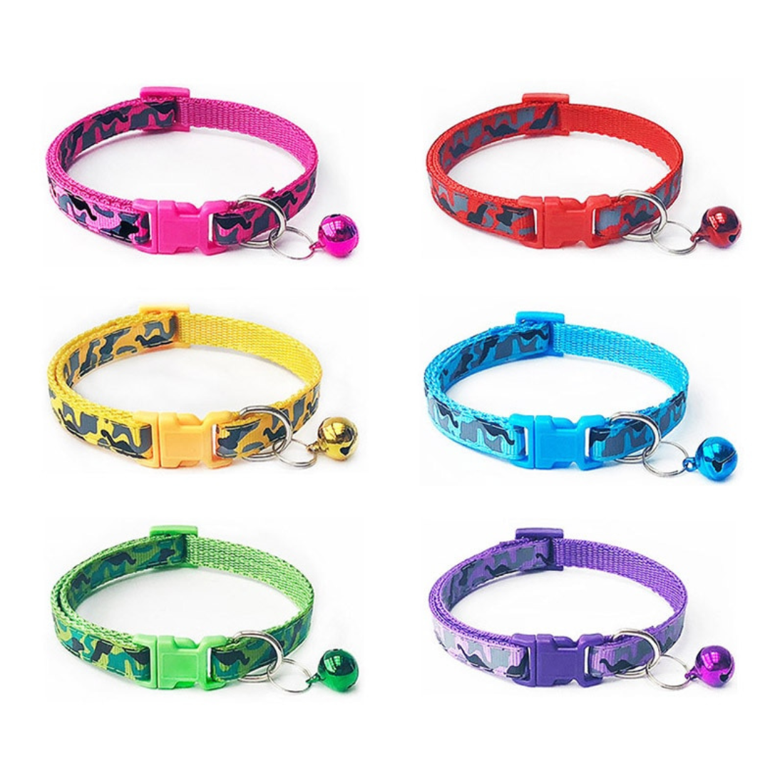 Collar Con Diseño de Camuflaje Pequeño