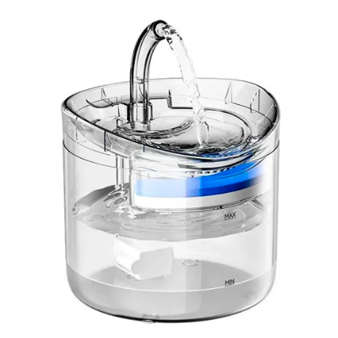 Nunbell - Fuente de agua para mascotas Transparente