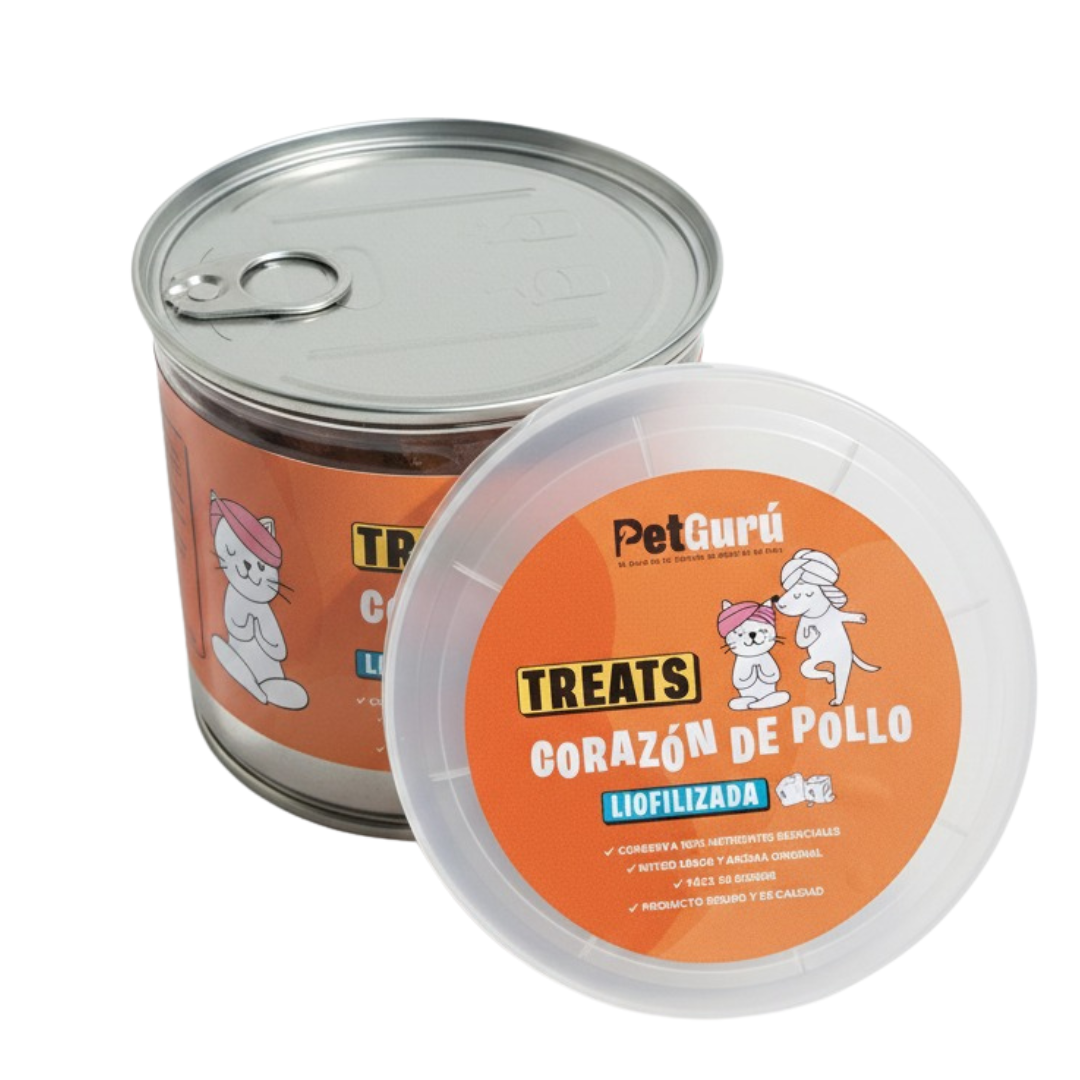 PetGurú -  Corazón de Pollo Liofilizado