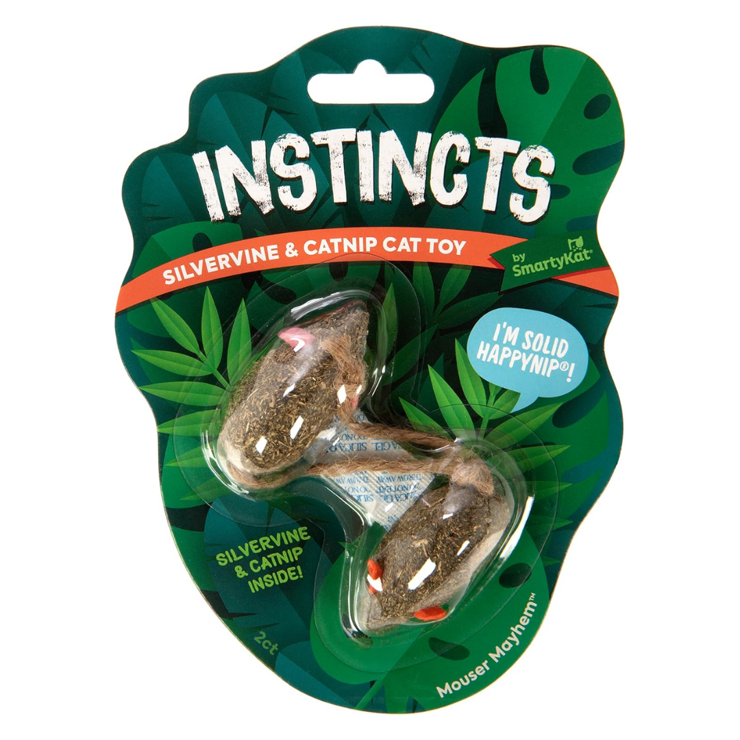 SmartyKat Instincts - Juguete con Hierba Gatera