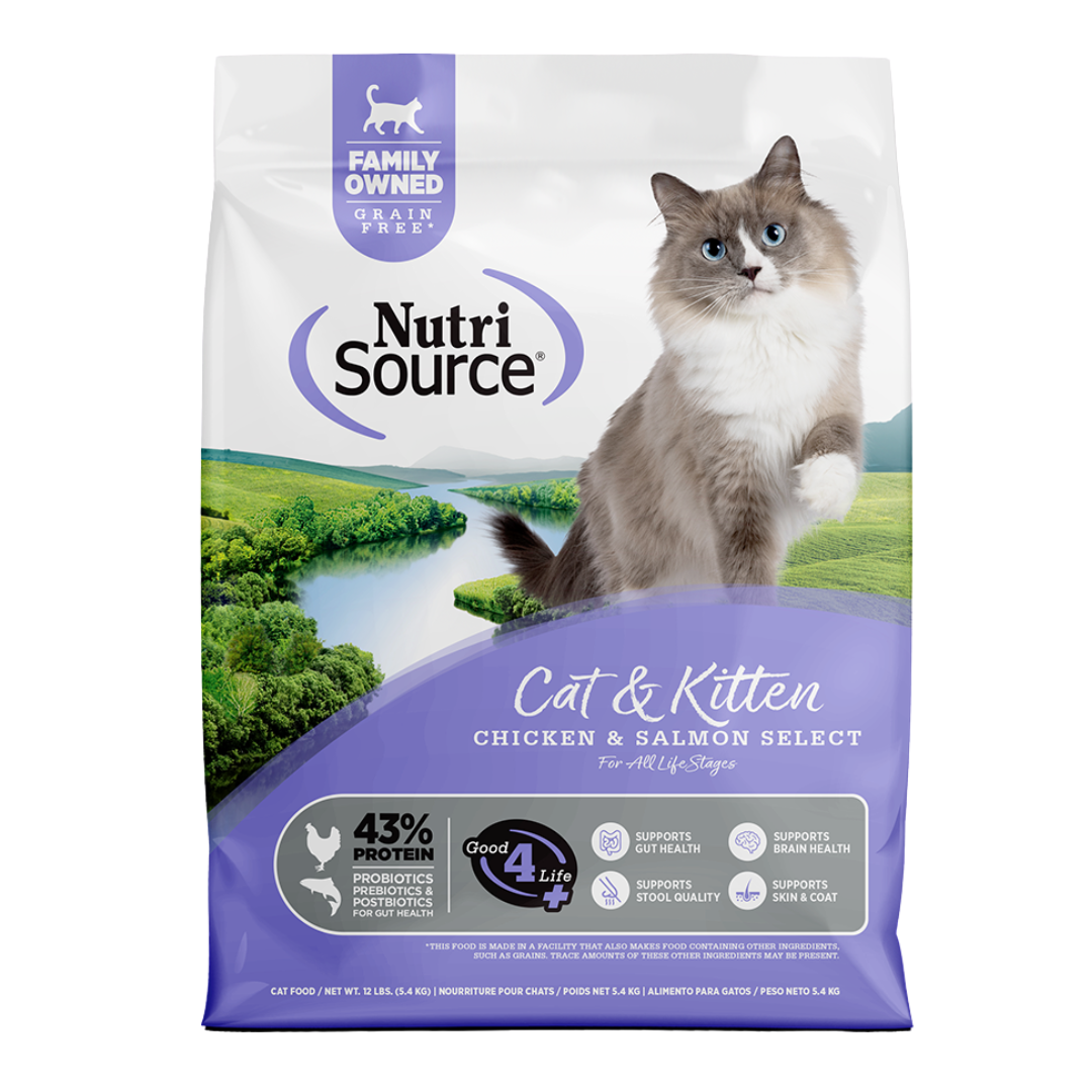 NutriSource Gato – Receta selecta de pollo y salmón