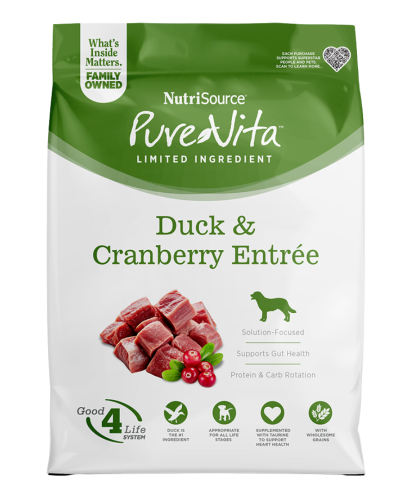 NutriSource Perro -  Entrada de pato y arándano rojo