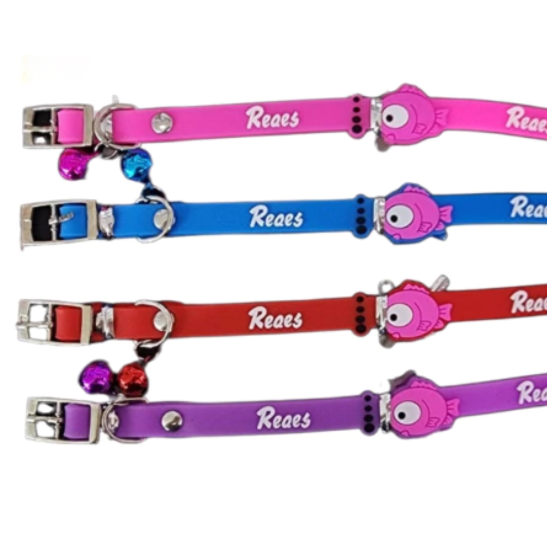Collar de silicona con diseño de pez