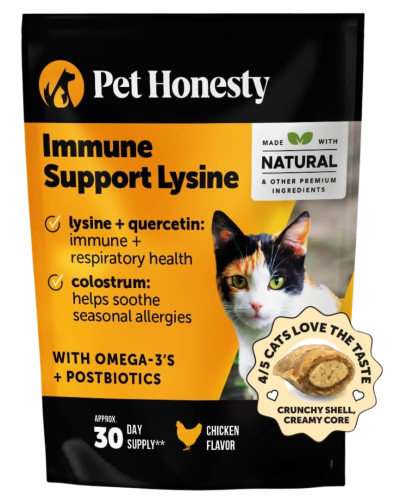 Pet Honesty - Suplemento de L-Lisina para el Apoyo Inmunológico de Gatos