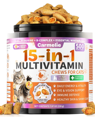 Carmelie - 15 en 1 Multivitamínico para Gatos