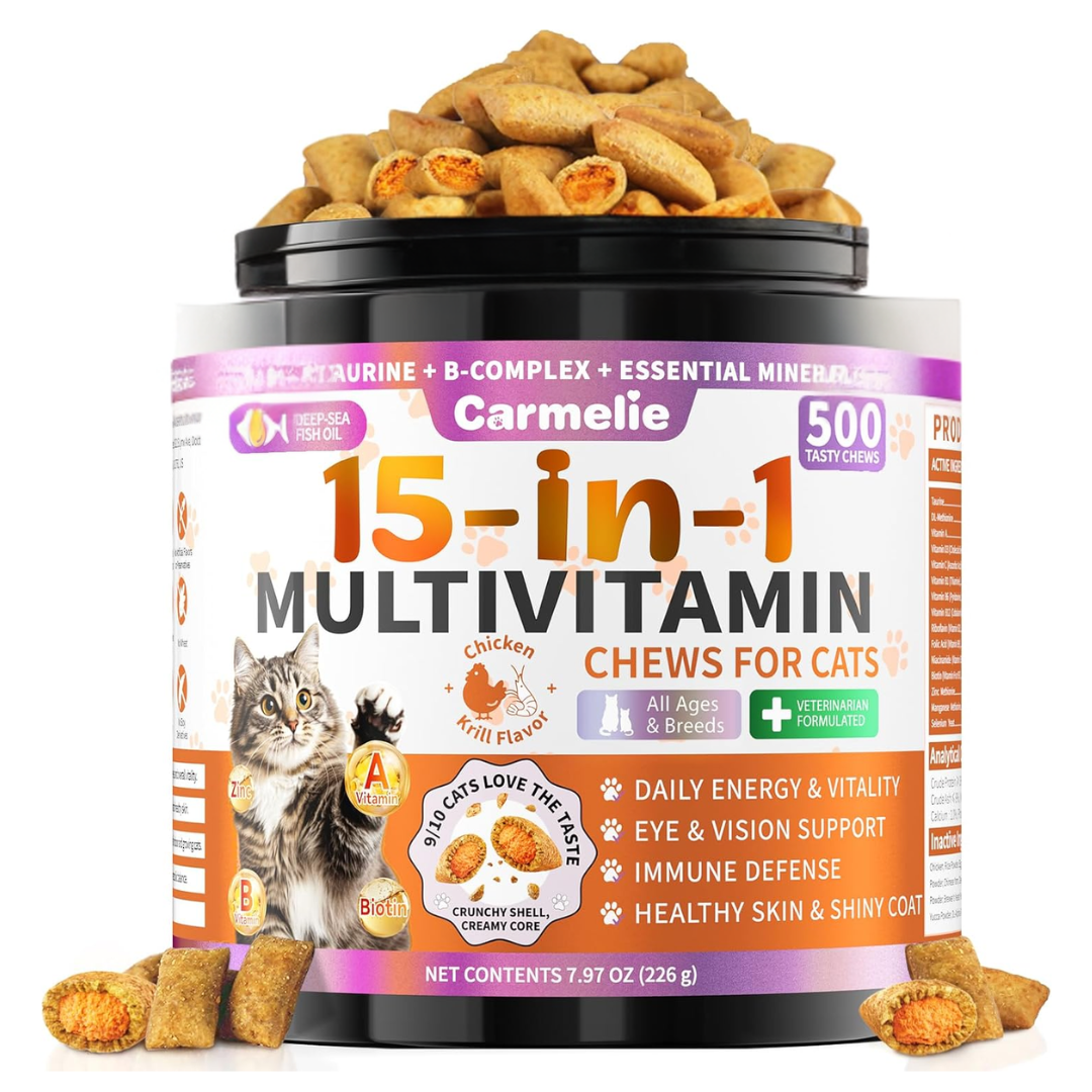 Carmelie - 15 en 1 Multivitamínico para Gatos