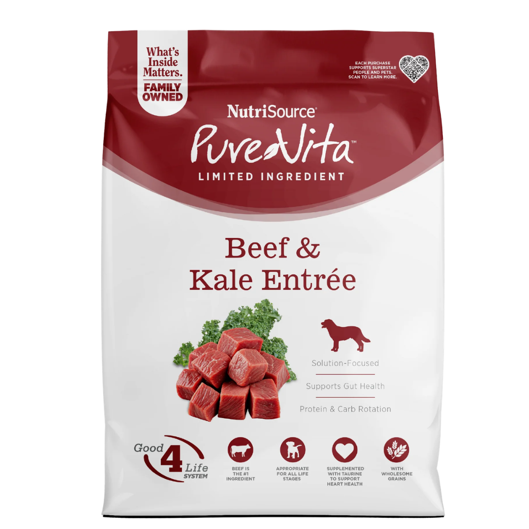 NutriSource Perro -  Entrada de Carne de Res y col rizada