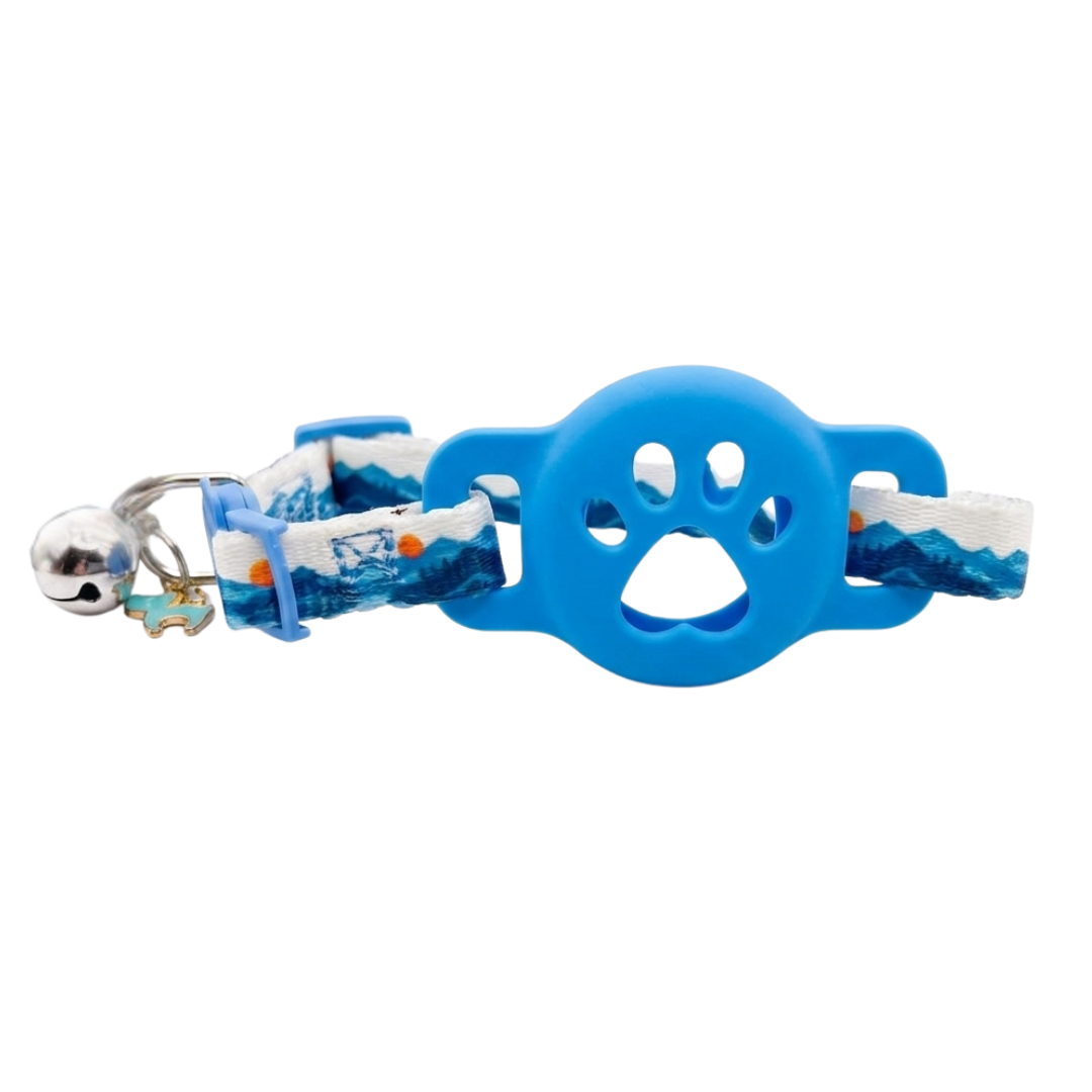 DillyBud - Collar para gato con estuche para Airtag