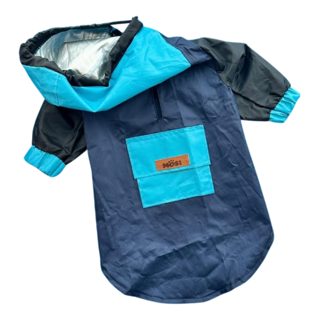Mosi By Cosi - Capa Impermeable Azul